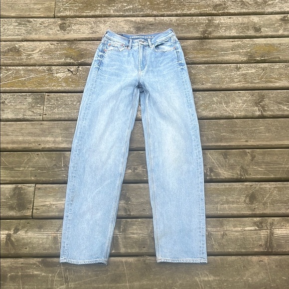 American Eagle Outfitters Baggy Jean Size 00 - Picture 5 of 11